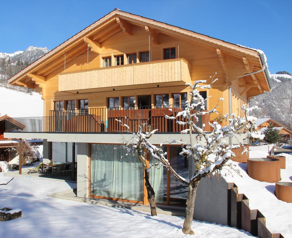 Chalet Park Apartment mit Sauna Hamam Diemtigen Exterior foto